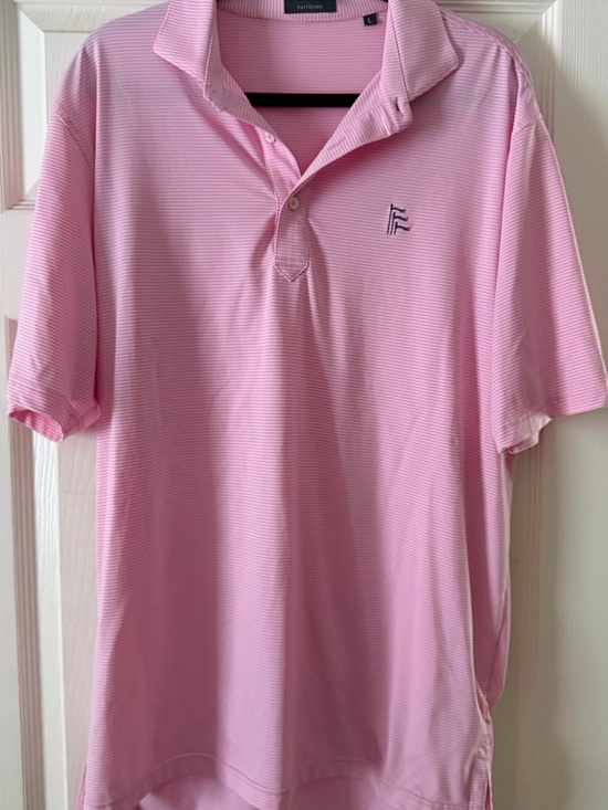 turtleson Other - Turtleson Polo Shirt Mens Pink Performance Golf Stretch Logo